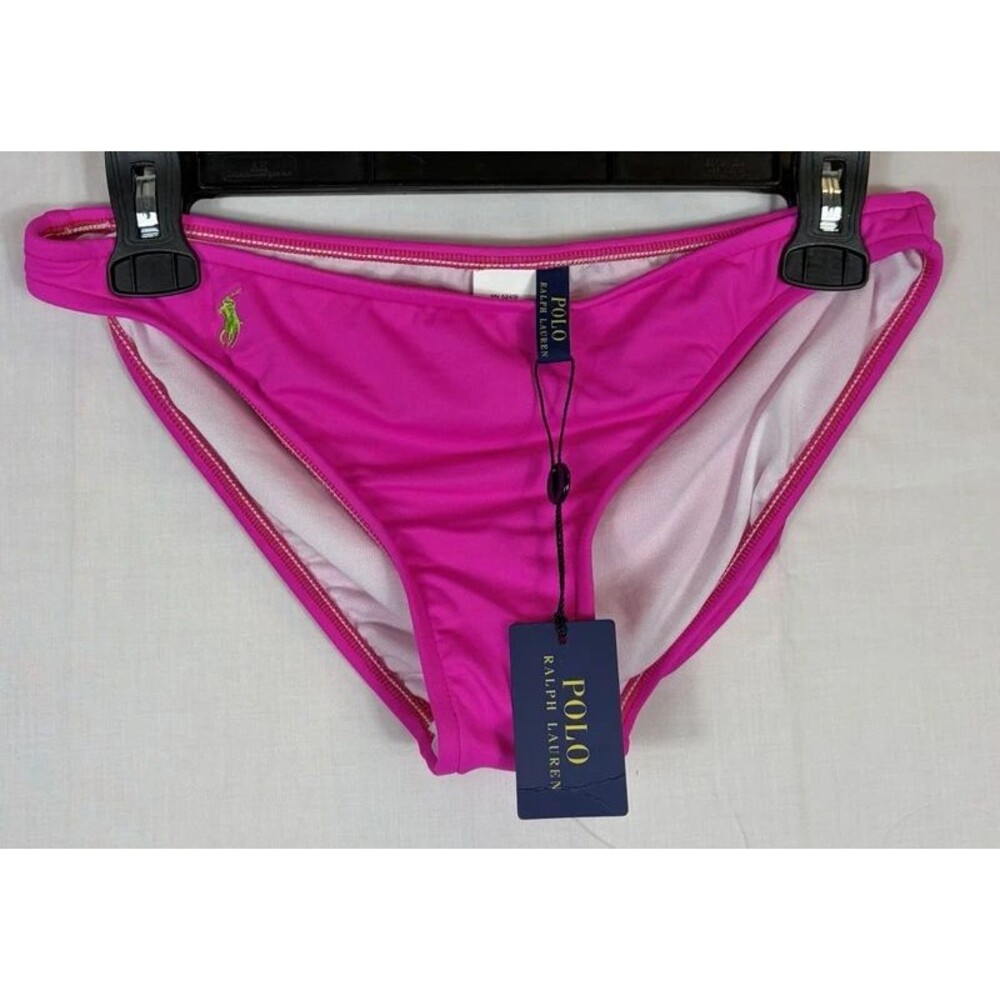 Polo Ralph Lauren Swimwear Hipster Bottoms RL5CC93 Pink Women’s Small NWT